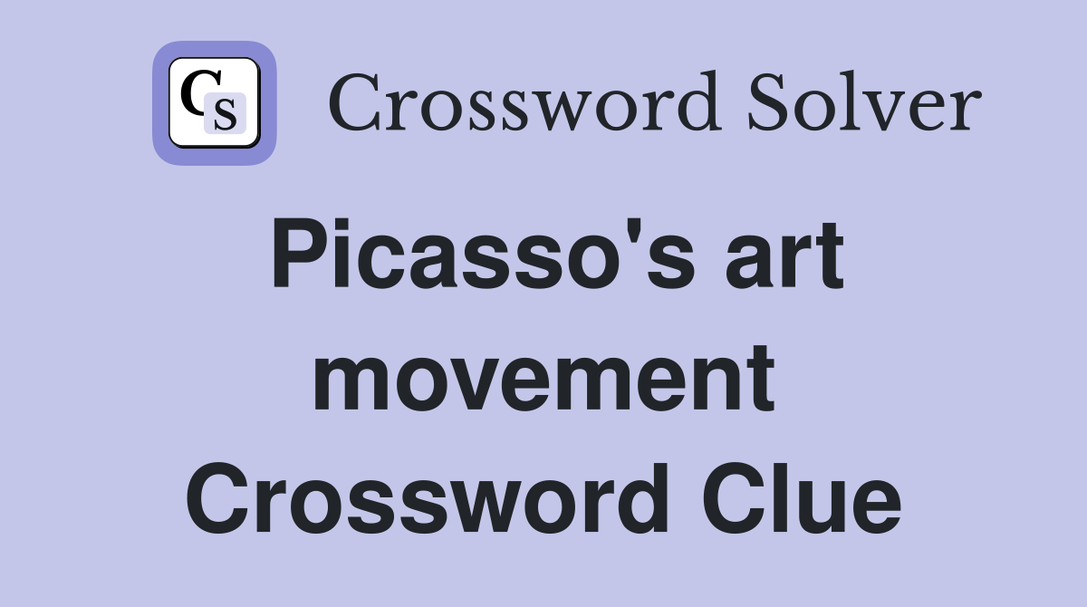 experimental art movement crossword clue